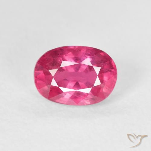 1.44ct Naturale Magenta intenso Rubino, Ovale, VS