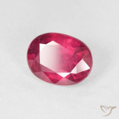 Rubino Rosso chiaro naturale da 1.96 ct, Ovale, VS-SI