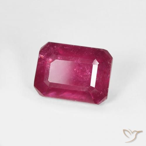 Rubino Rosso medio naturale da 1.50 ct, Ottagonale / Taglio smeraldo, VS