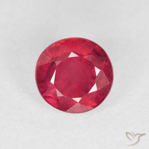 1.10ct Naturale Cremisi Profondo Rubino, Rotondo, VS