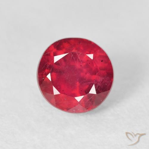 1.22ct Naturale marmellata rossa Rubino, Rotondo, VS