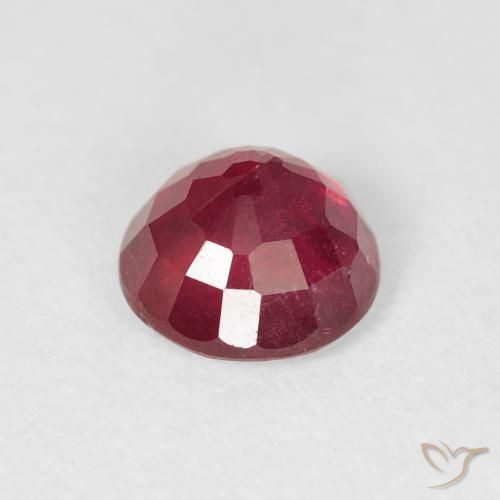 Rubino Cremisi Profondo naturale da 1.50 ct, Rotondo, VS