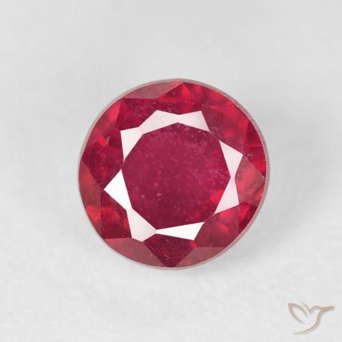1.37ct Naturale marmellata rossa Rubino, Rotondo, VS
