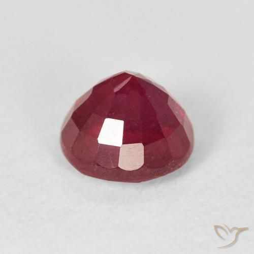 Rubino Cremisi Profondo naturale da 1.37 ct, Rotondo, VS