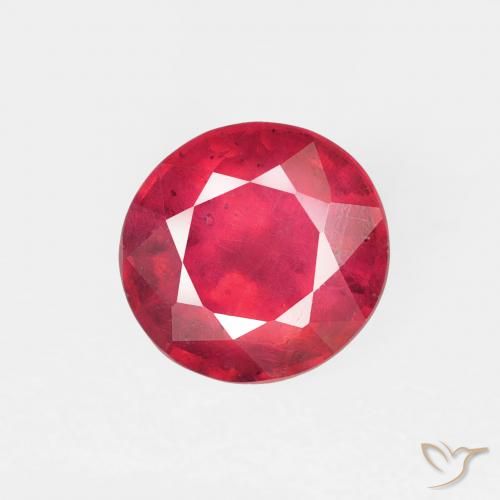 1.06ct Naturale Cremisi Profondo Rubino, Rotondo, VS