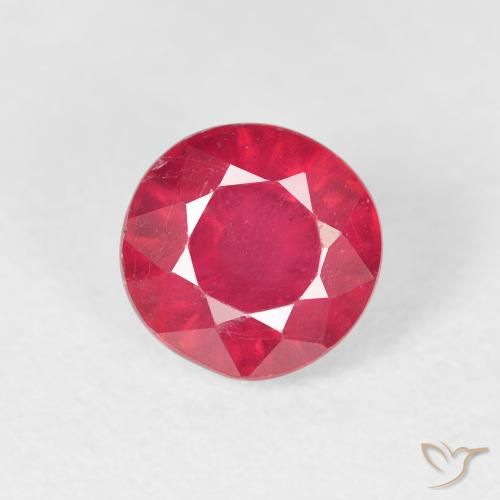 1.32ct Naturale marmellata rossa Rubino, Rotondo, VS