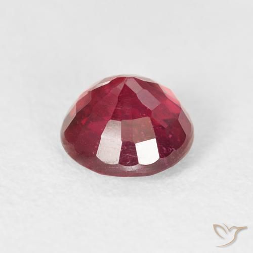 Rubino Rosso medio naturale da 1.62 ct, Rotondo, VS