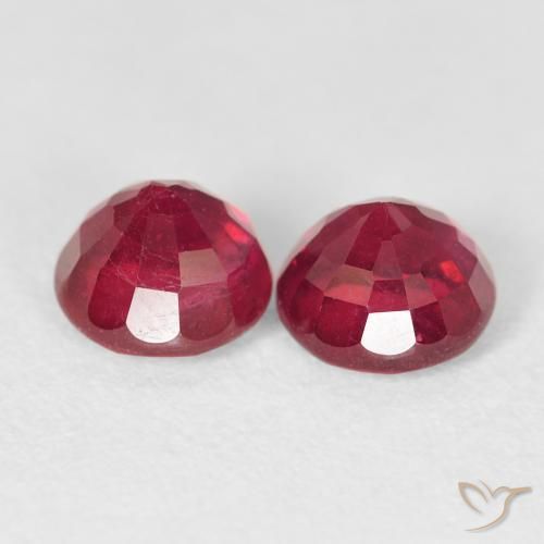 Gemme di Rubino marmellata rossa naturale da 2.72 ct, Rotondo, VS
