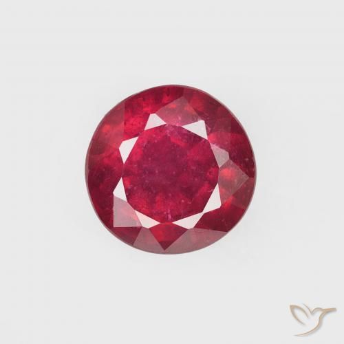 1.39ct Naturale marmellata rossa Rubino, Rotondo, VS