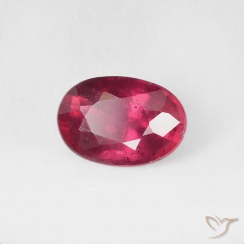 Rubino Cremisi Profondo naturale da 0.76 ct, Ovale, VS-SI
