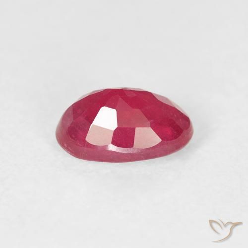 Rubino Cremisi Profondo naturale da 0.78 ct, Ovale, VS-SI