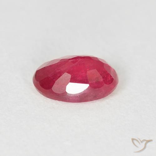 Rubino Cremisi Profondo naturale da 0.75 ct, Ovale, VS-SI