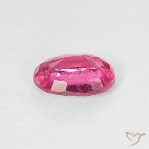 Rubino Rosa scuro naturale da 1.01 ct, Ovale, VS