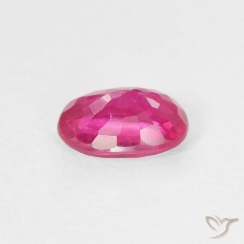 Rubino Magenta intenso naturale da 1.03 ct, Ovale, VS-SI