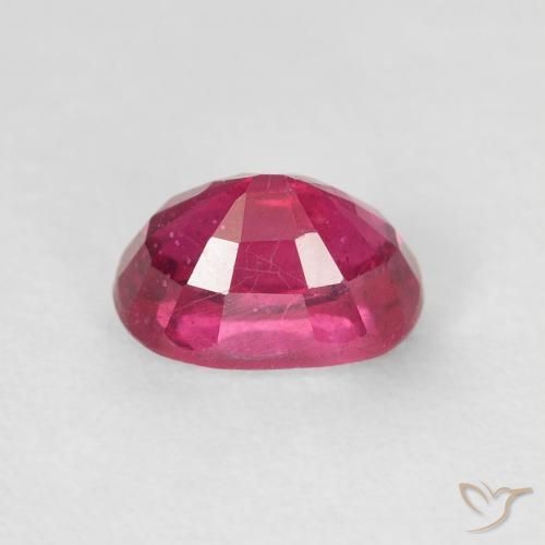 Rubino Rosa scuro naturale da 1.47 ct, Ovale, VS