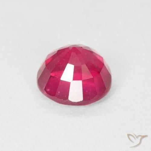 Rubino Rosso chiaro naturale da 1.21 ct, Rotondo, VS