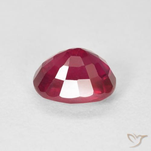 Rubino Rosso scuro naturale da 2.48 ct, Ovale, VS-SI