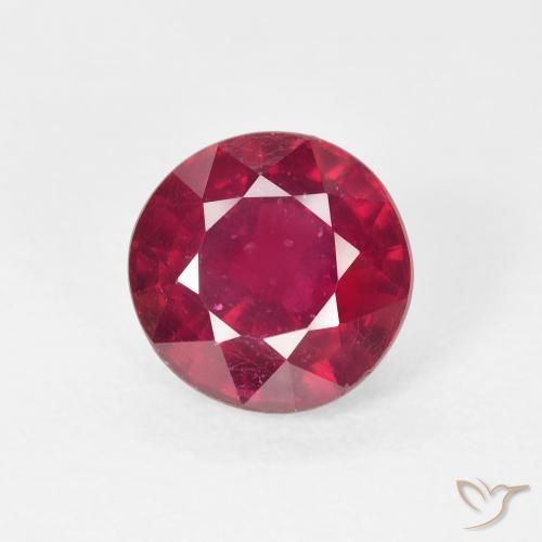 3.37ct Naturale Cremisi Profondo Rubino, Rotondo, VS