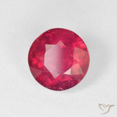 Rubino Rosso medio naturale da 2.10 ct, Rotondo, VS