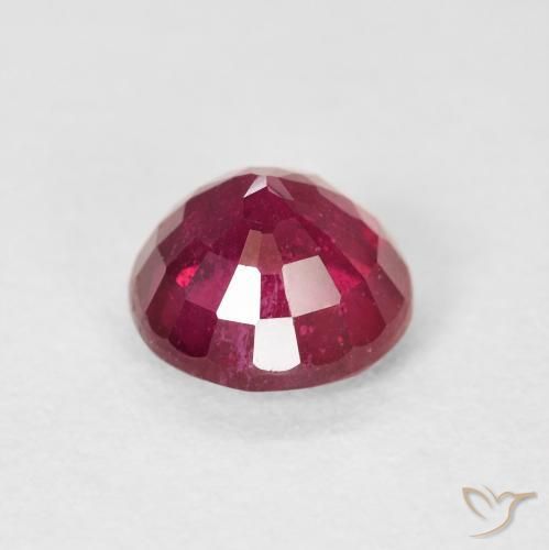 Rubino Rosso medio naturale da 2.10 ct, Rotondo, VS
