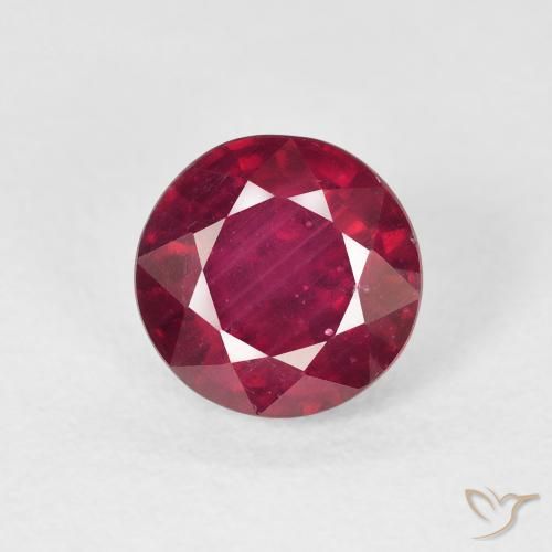 2.88ct Naturale Rosso tendente al rosa Rubino, Rotondo, VS