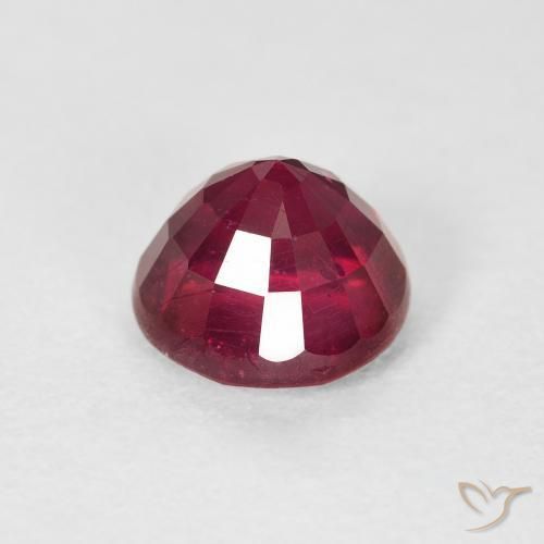 Rubino Rosso tendente al rosa naturale da 2.88 ct, Rotondo, VS