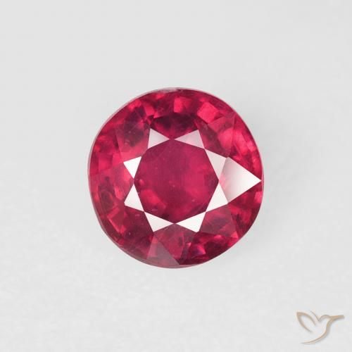 0.96ct Naturale marmellata rossa Rubino, Rotondo, VS