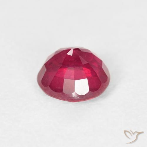 Rubino Rosso medio naturale da 0.89 ct, Rotondo, VS