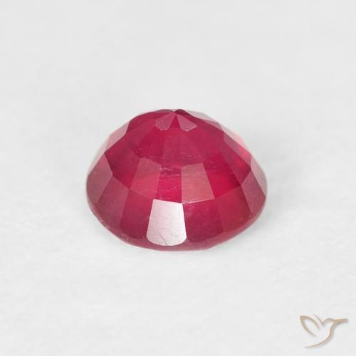 Rubino Rosso medio naturale da 1.04 ct, Rotondo, VS