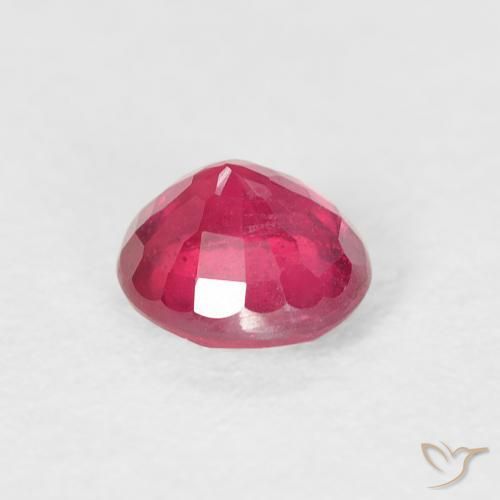 Rubino Rosso medio naturale da 0.79 ct, Rotondo, VS