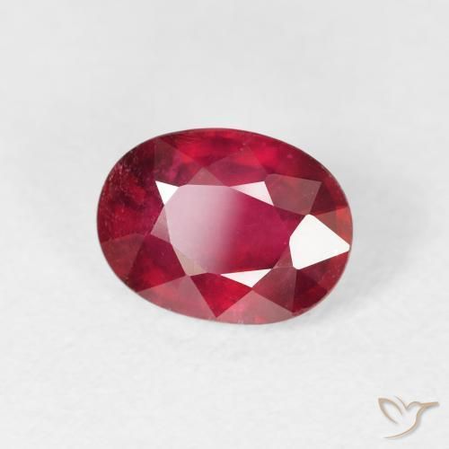 Rubino Cremisi Profondo naturale da 1.87 ct, Ovale, VS-SI