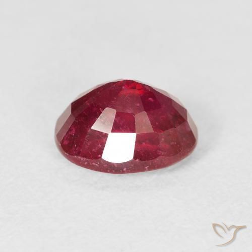 Rubino Rosso scuro naturale da 2.17 ct, Ovale, VS-SI