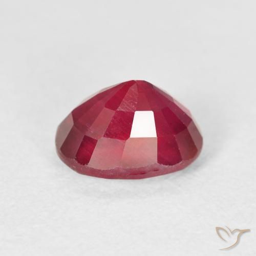 Rubino Cremisi Profondo naturale da 2.34 ct, Ovale, VS