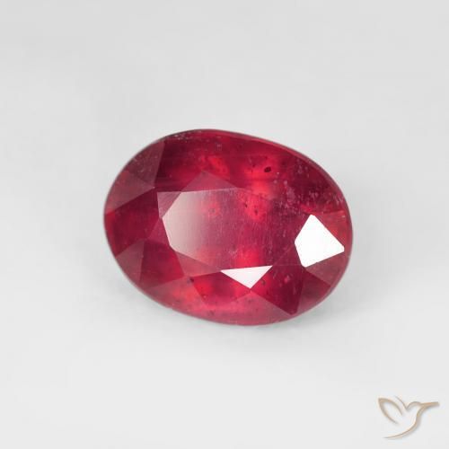Rubino Rosso medio naturale da 2.32 ct, Ovale, VS