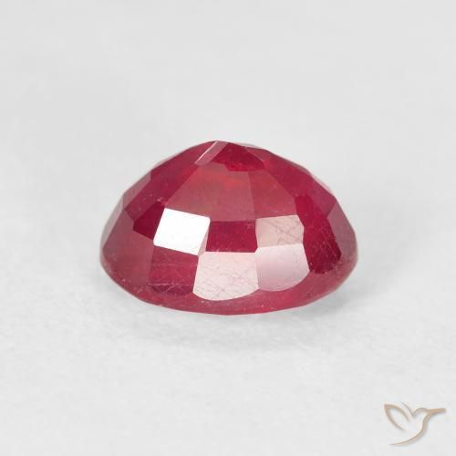Rubino Rosso medio naturale da 2.32 ct, Ovale, VS
