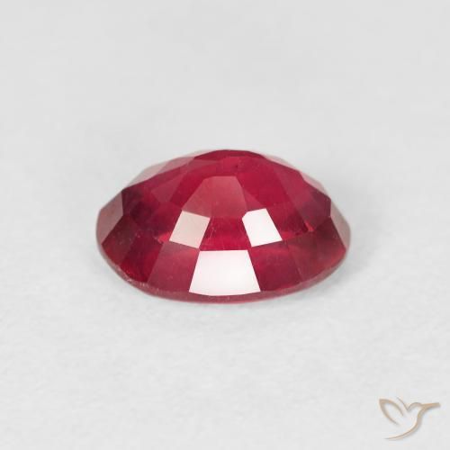 Rubino marmellata rossa naturale da 1.80 ct, Ovale, VS