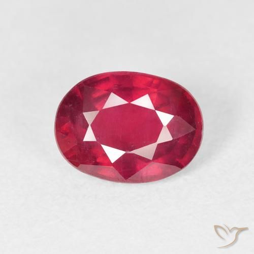 2.05ct Naturale Cremisi Profondo Rubino, Ovale, VS