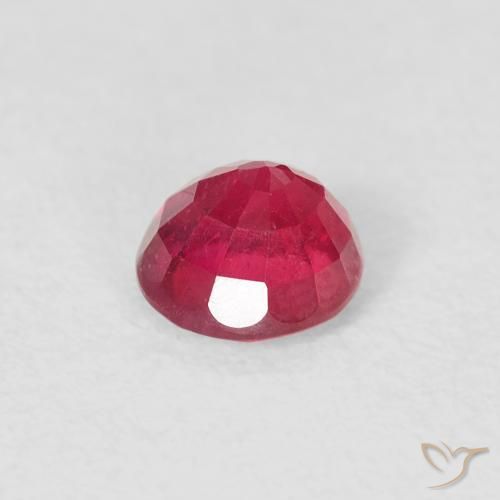 Rubino Rosso medio naturale da 0.83 ct, Rotondo, VS