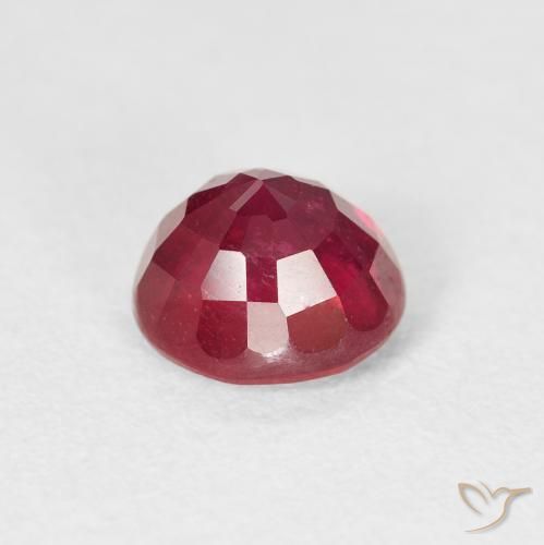 Rubino Sangue rosso naturale da 2.51 ct, Rotondo, VS-SI