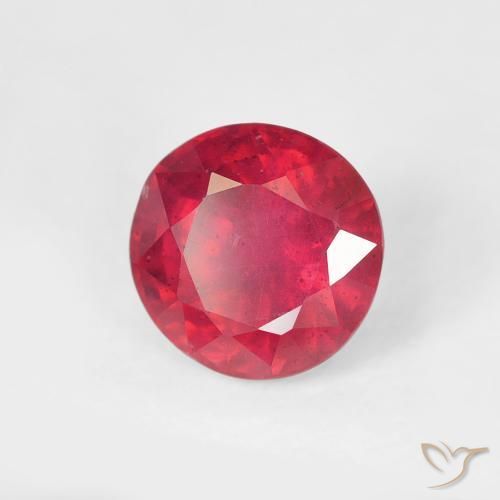 Rubino Rosso medio naturale da 1.46 ct, Rotondo, VS
