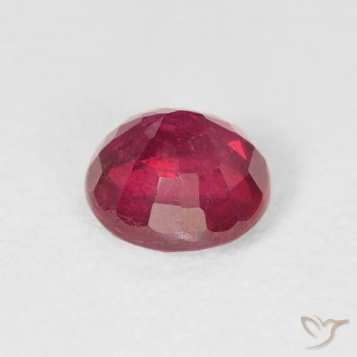 Rubino Rosso medio naturale da 1.44 ct, Rotondo, VS