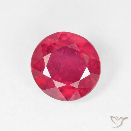 1.29ct Naturale marmellata rossa Rubino, Rotondo, VS