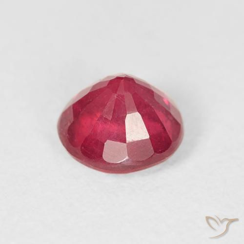 Rubino Rosso medio naturale da 1.26 ct, Rotondo, VS
