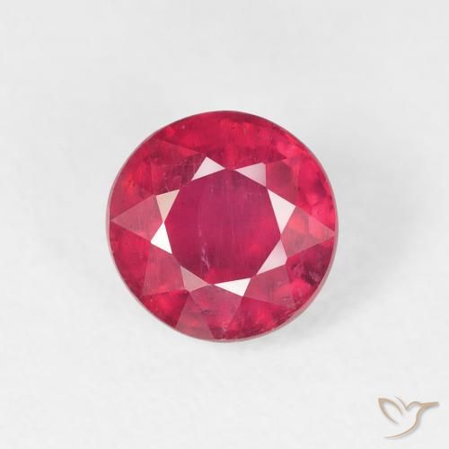 1.65ct Naturale Cremisi Profondo Rubino, Rotondo, VS
