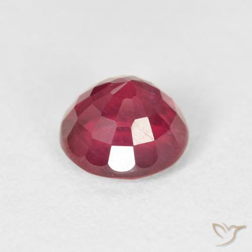 Rubino Cremisi Profondo naturale da 1.65 ct, Rotondo, VS