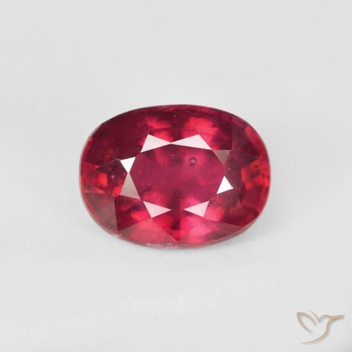 2.23ct Naturale Sangue rosso Rubino, Ovale, VS-SI