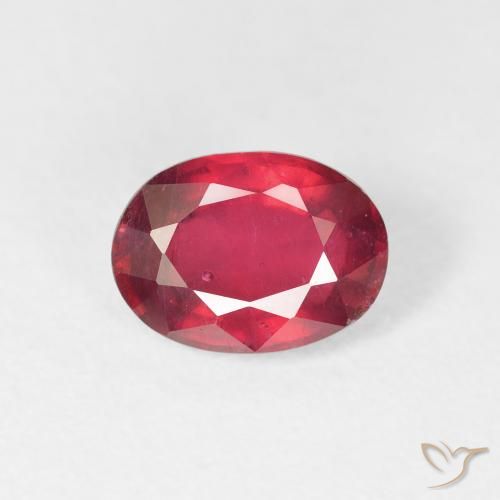 1.88ct Naturale Cremisi Profondo Rubino, Ovale, VS, Photo A
