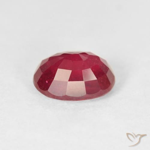 Rubino marmellata rossa naturale da 2.19 ct, Ovale, VS-SI