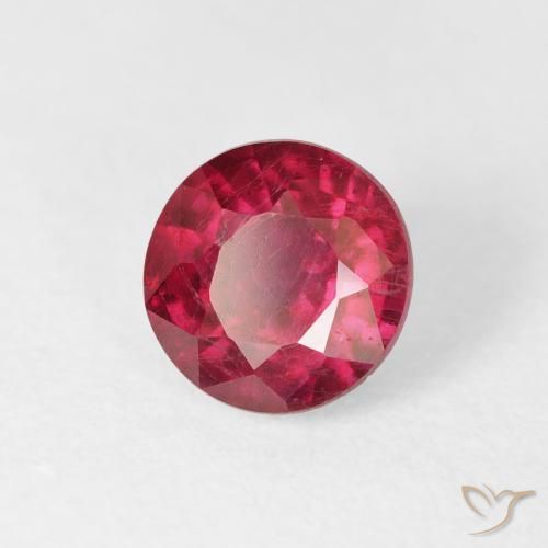 Rubino Rosso medio naturale da 1.45 ct, Rotondo, VS-SI