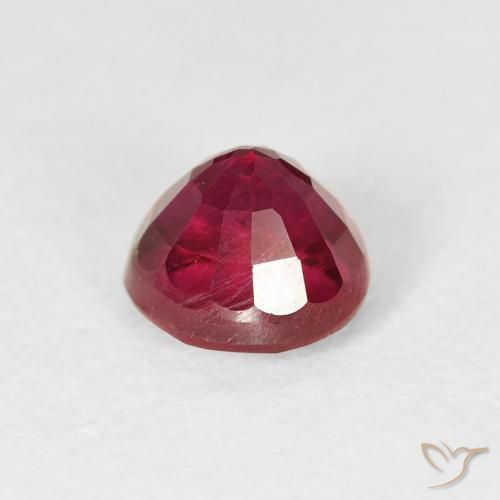 Rubino Rosso medio naturale da 1.45 ct, Rotondo, VS-SI